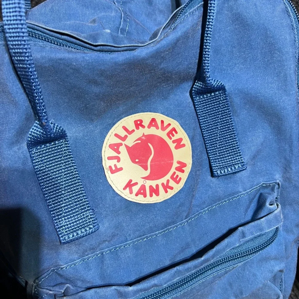 Fjallraven Kanken Backpack Unisex One Size Blue Classic School Outdoor Bag